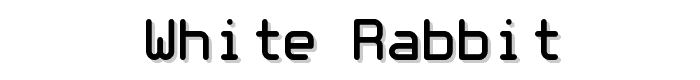 White Rabbit font